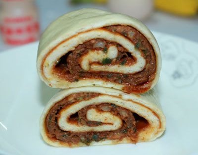 肉龍饅頭的制作方法圖解，肉龍怎么做好吃