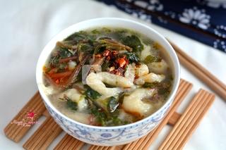 馬齒莧撥魚兒的做法步驟:11