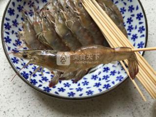 #ACA烘焙明星大賽#海鹽烤大蝦的做法步驟:2