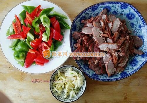 雙椒護(hù)心肉的做法
