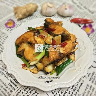 煎魚(yú)塊的做法步驟：10