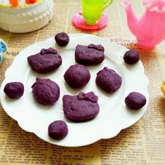 花樣紫薯糕的做法