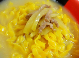 榨菜肉絲南瓜手搟面怎么做？