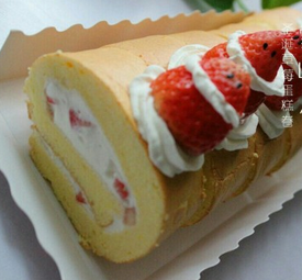 圣誕老人草莓卷 甜蜜之家圣誕季