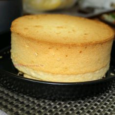 6寸戚風(fēng)蛋糕的做法