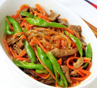 胡蘿卜粉條炒羊肉的家常做法