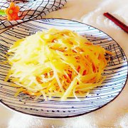 胡蘿卜土豆絲的做法