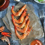 蒜蓉開(kāi)背蝦的做法