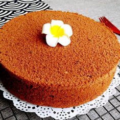 可可戚風(fēng)蛋糕（8寸）的做法