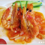 家庭西餐蒜蓉百合香辣蝦