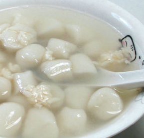 酒釀糯米湯果的家常做法