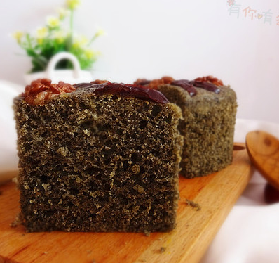 黑芝麻雜面發(fā)糕的家常做法