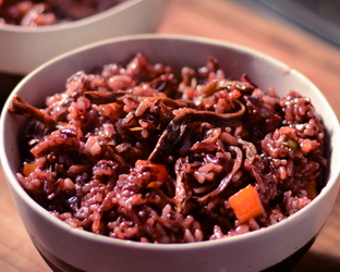 干豆角排骨燜飯的家常做法