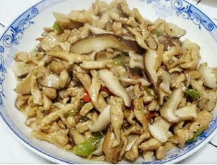 香菇炒雞絲的家常做法