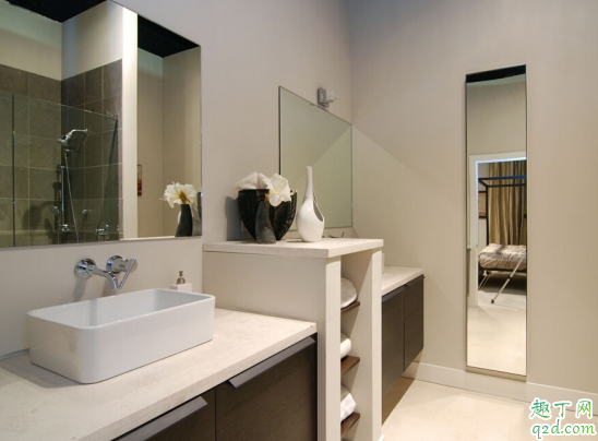 浴室小可以做干濕分離嗎 小浴室怎么做法干濕分離2