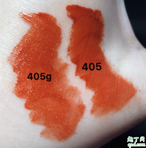 阿瑪尼405g和405有什么區(qū)別 阿瑪尼405g和405對比試色2