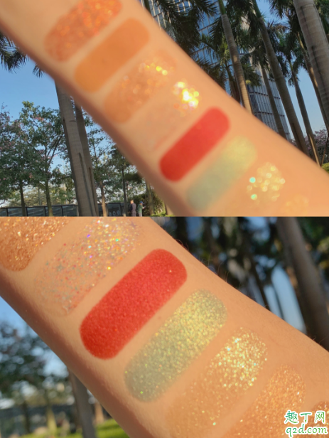 完美日記十二色圣誕小鹿眼影盤(pán)試色 完美日記眼影小鹿盤(pán)教程4