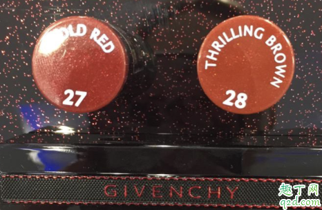 紀(jì)梵希27和28哪個好看 紀(jì)梵希圣誕限定n27和n28試色對比6