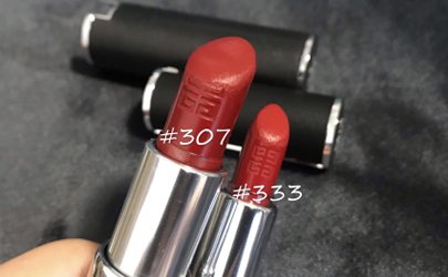 紀(jì)梵希333和307哪個(gè)好看 紀(jì)梵希333和307區(qū)別對(duì)比試色
