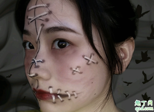 2019歡樂(lè)谷萬(wàn)圣節(jié)化妝要錢(qián)嗎 2019萬(wàn)圣節(jié)穿線木偶妝畫(huà)法教程 2