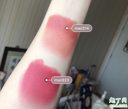 mac923和314哪個好看 mac923和314試色對比圖3