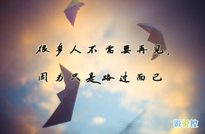 傷感說(shuō)說(shuō)圖片加文字5