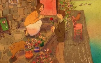 關(guān)于一輩子的愛情甜蜜說說配圖 我會讓我的愛陪你慢慢的老去15