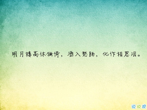 唯美有意境古詩句子帶圖片 寫入心間的傷感詩句10