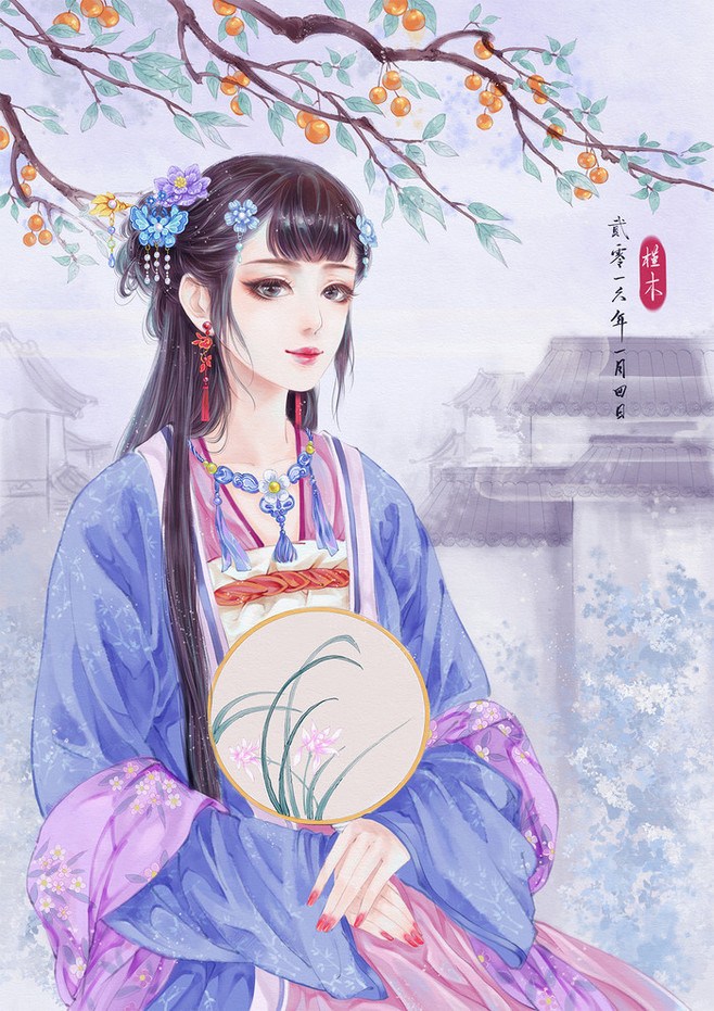 弱柳扶風(fēng)，超經(jīng)典的美女古風(fēng)圖片