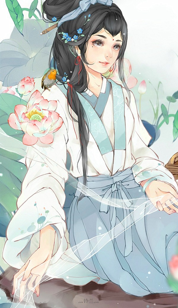 弱柳扶風(fēng)，超經(jīng)典的美女古風(fēng)圖片