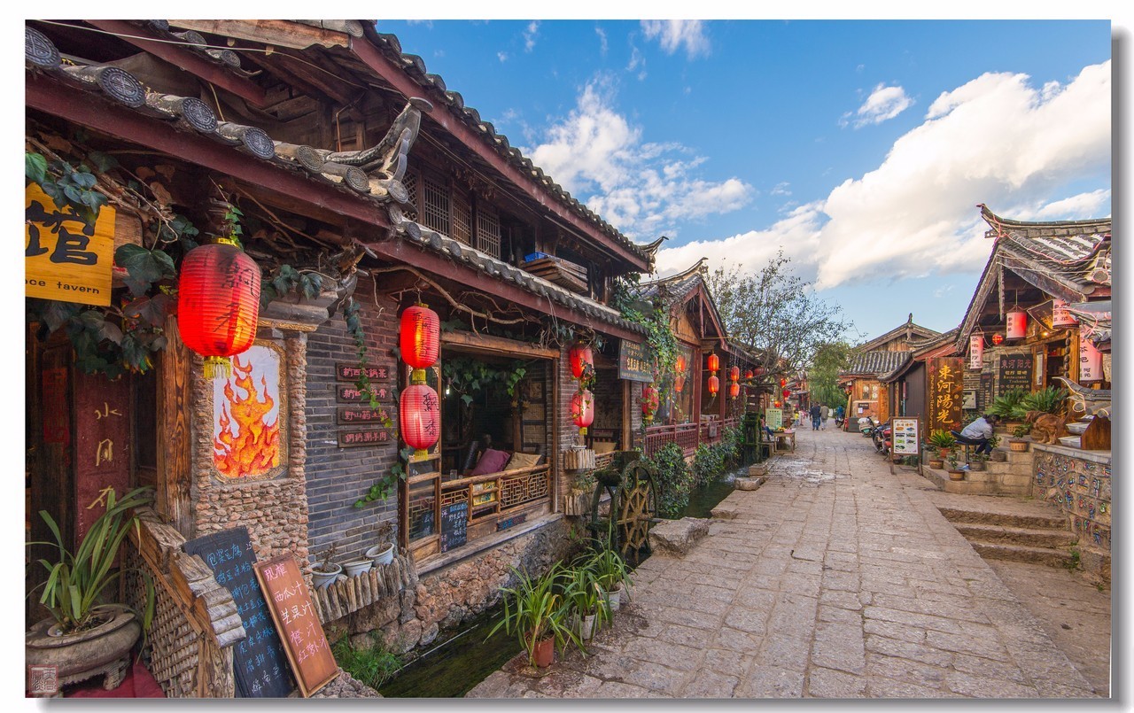 束河桃花塢，在茶馬古道浮生清閑陪父母慢慢變