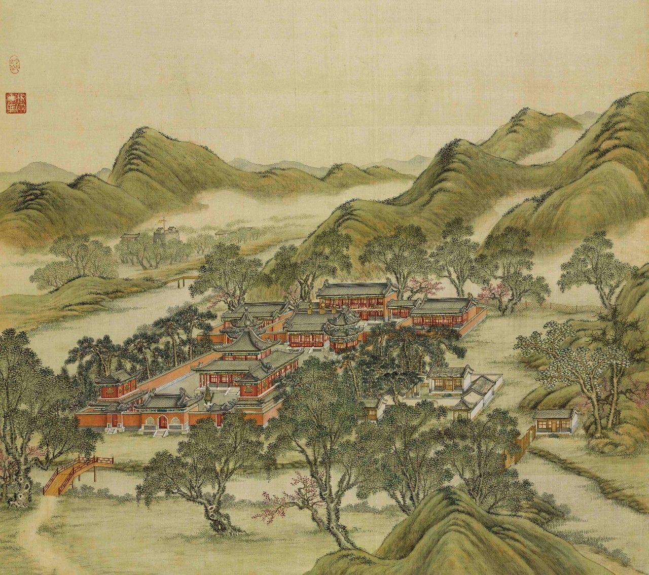 國畫：傾世絕美圓明園比你想像的更美《一》