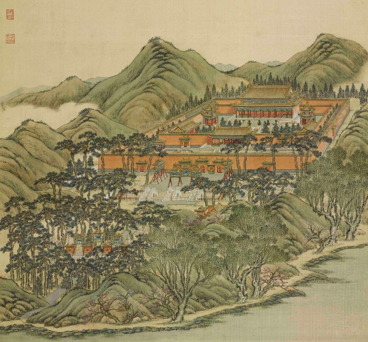 國畫：傾世絕美圓明園比你想像的更美《一》