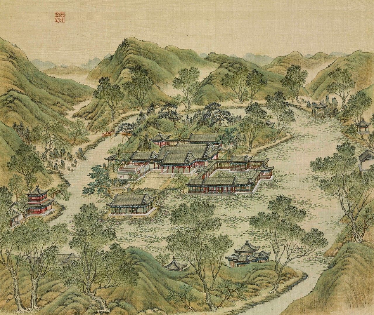 國(guó)畫：傾世絕美圓明園比你想像的更美《二》