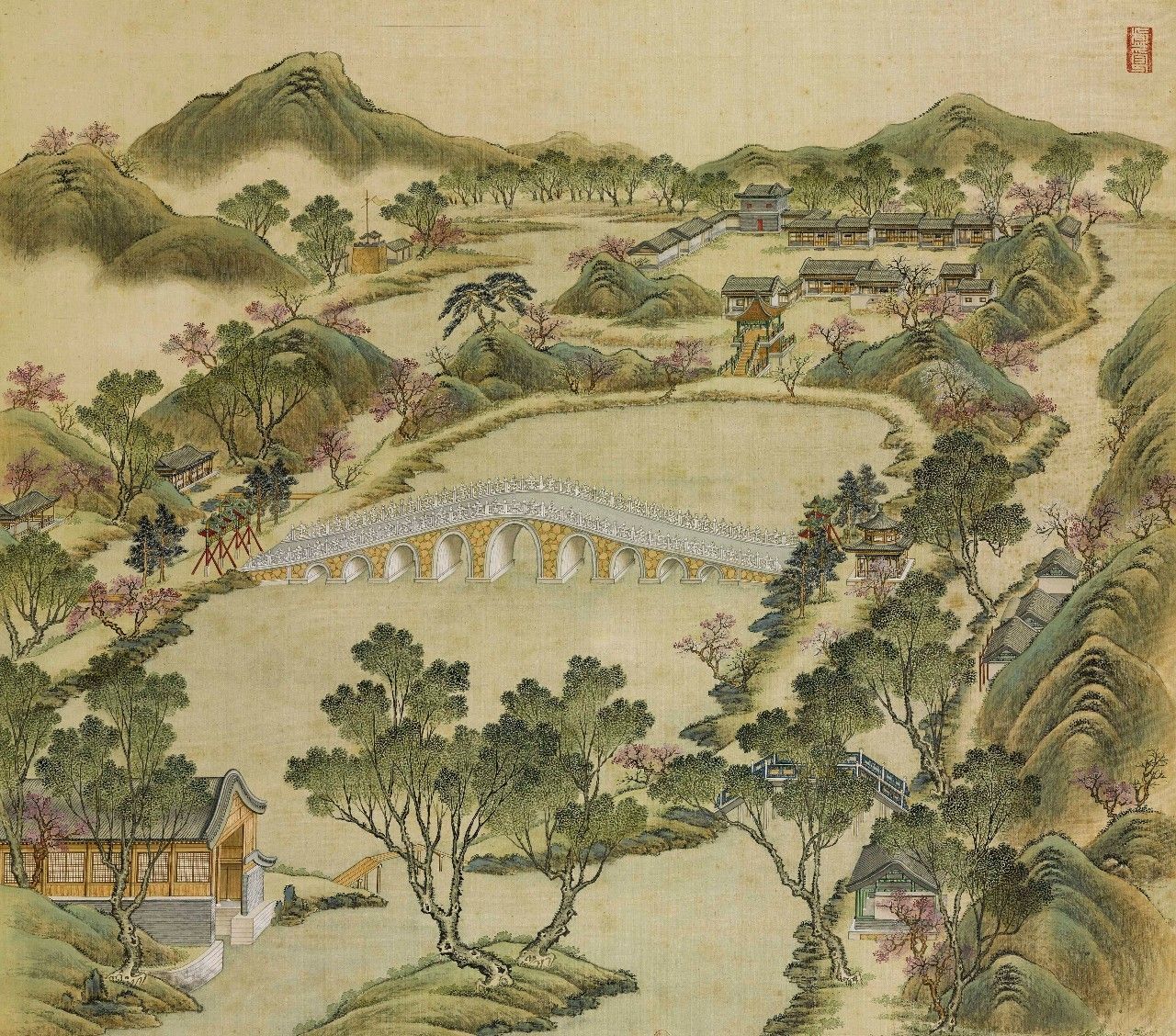 國畫:傾世絕美圓明園比你想像的更美《二》