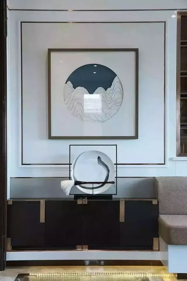 新中式玄關(guān)，推開門就讓人驚艷到心!