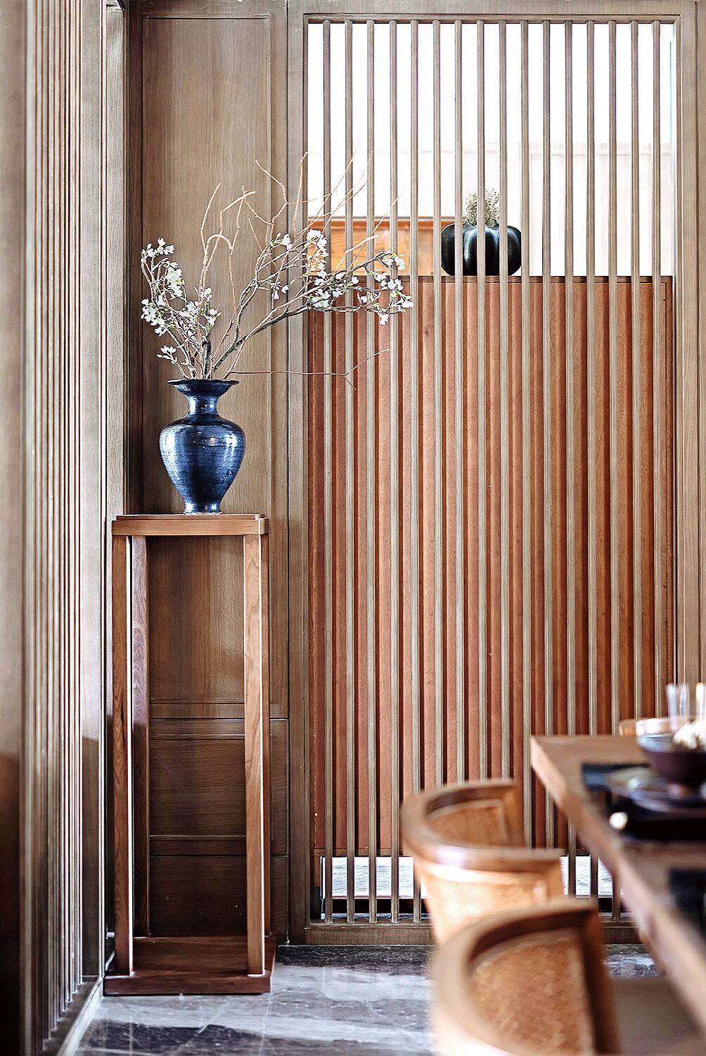 新中式玄關(guān)，推開(kāi)門(mén)就讓人驚艷到心!