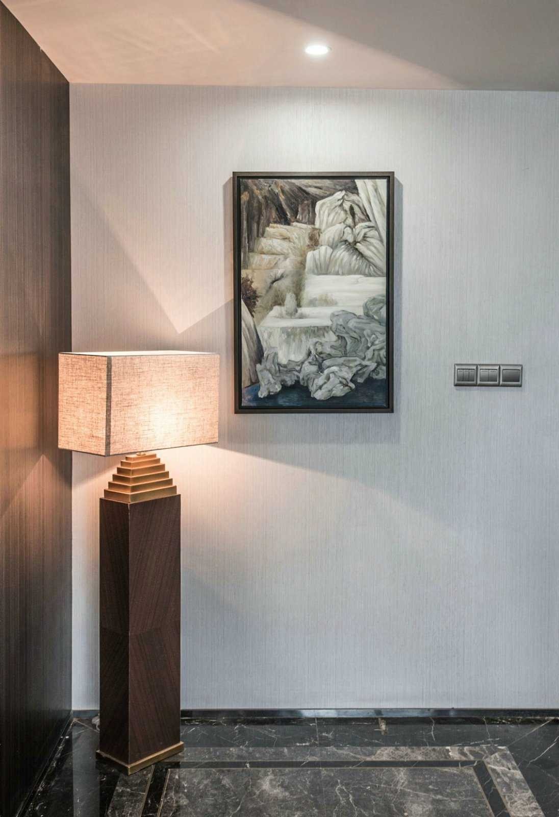 新中式玄關(guān)，推開(kāi)門(mén)就讓人驚艷到心!