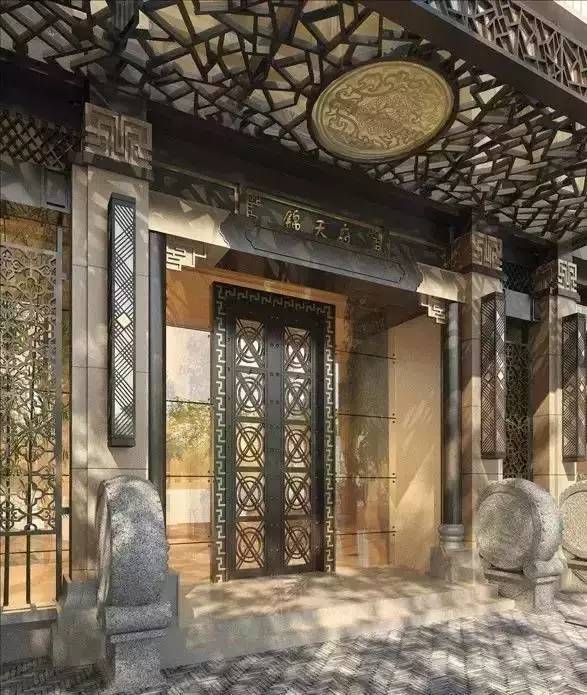 精美的中式門頭設計