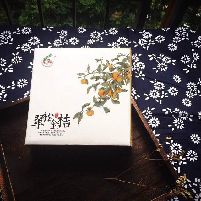 樸素的翠松金桔包裝設計