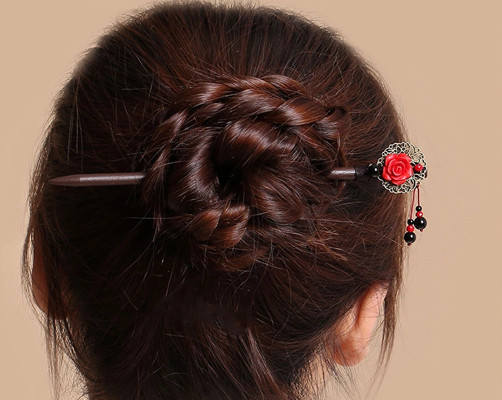 復(fù)古家佳樂文學(xué)古典簪子新娘頭飾