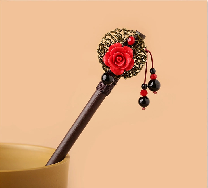 復(fù)古家佳樂文學(xué)古典簪子新娘頭飾