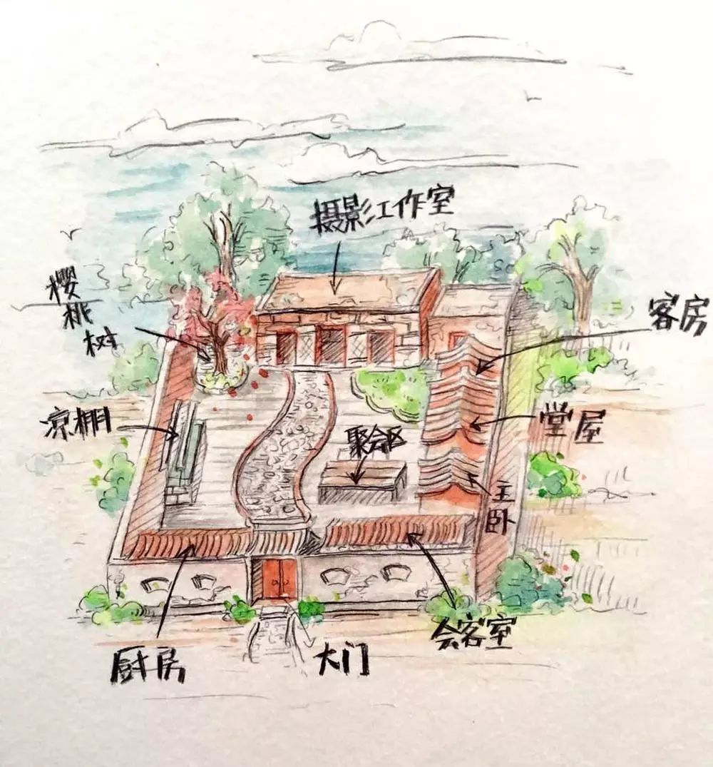 桃花源，有花為伴有茶糊口每一天都是美好光陰