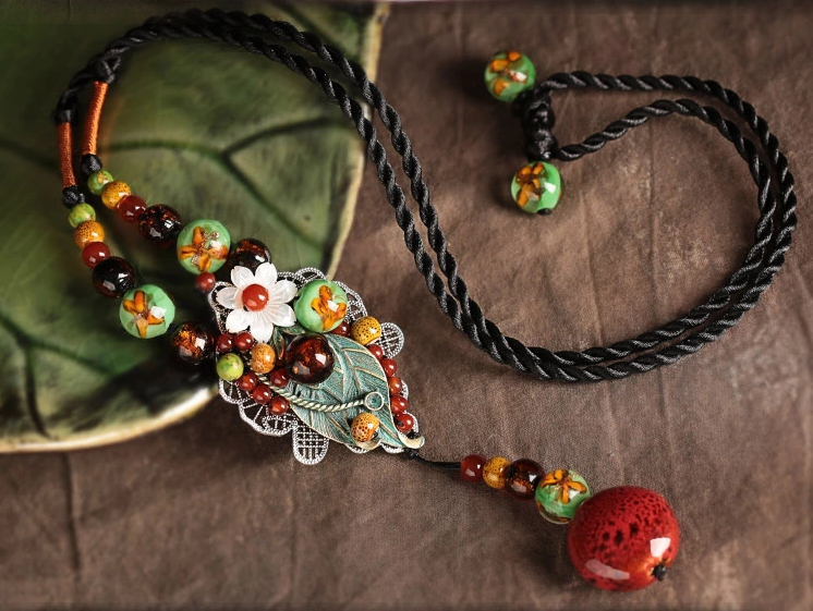 復古時尚毛衣鏈民族風項鏈首飾