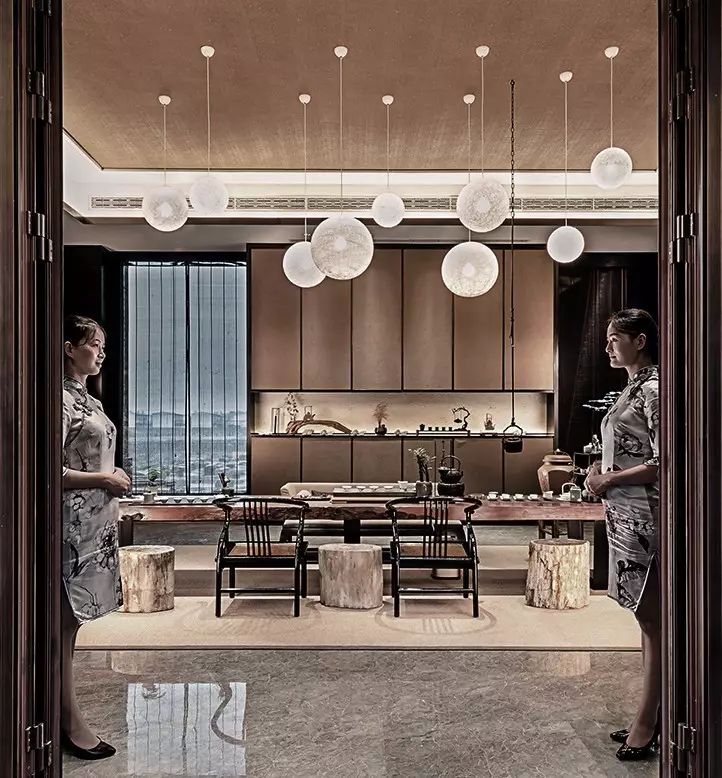 水墨中式，“游園驚夢”裝修設計