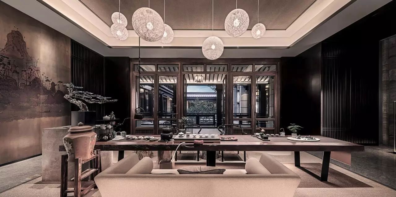 水墨中式，“游園驚夢”裝修設計
