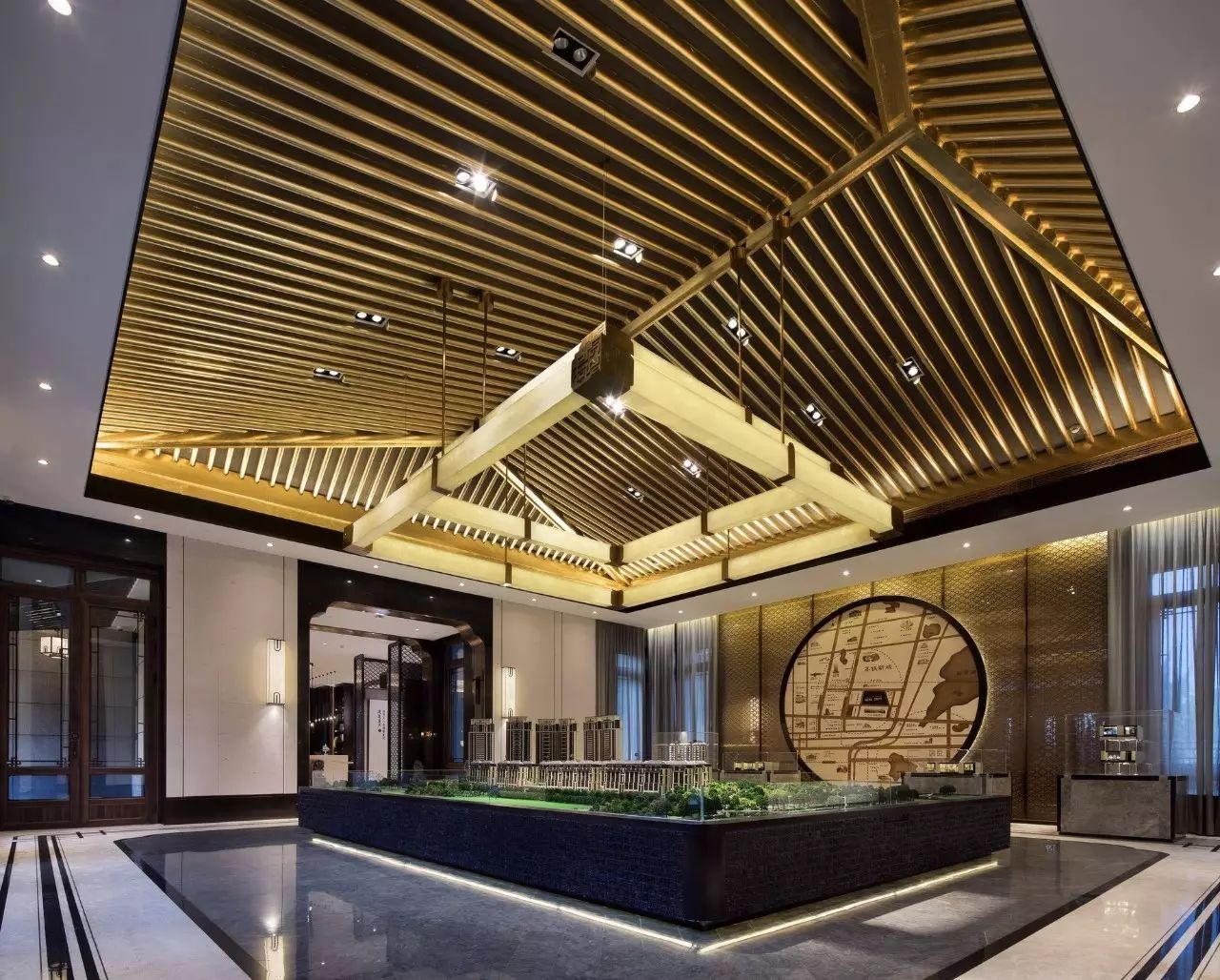 水墨中式，“游園驚夢”裝修設計