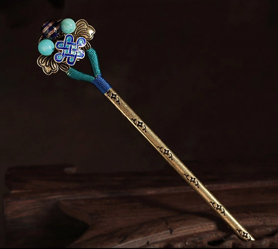 古典宮廷家佳樂文學(xué)手工簪子盤發(fā)頭飾