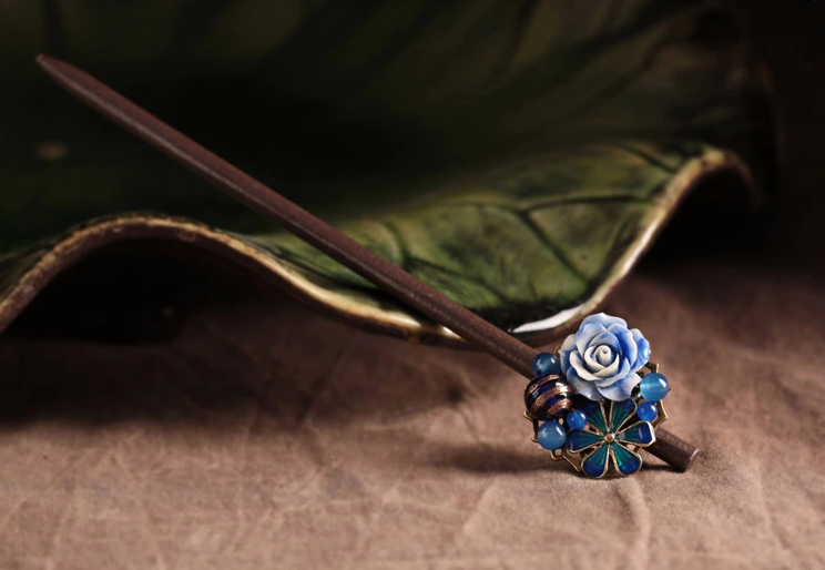 家佳樂文學(xué)發(fā)簪古典中式步搖簪子盤發(fā)頭飾