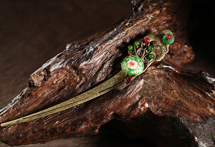 錦繡年華發(fā)飾古風盤發(fā)簪子頭飾